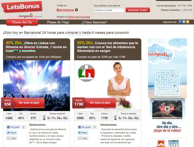 LetsBonus web