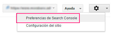 Configurar las alertas de la Google Search Console es muy sencillo.