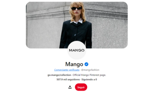 perfil de pinterest de mango